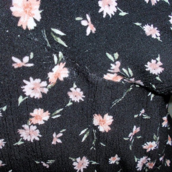 Torrid ditzy floral crinkle cut gauze puff sleeve peasant dress size 2X - Picture 15 of 15